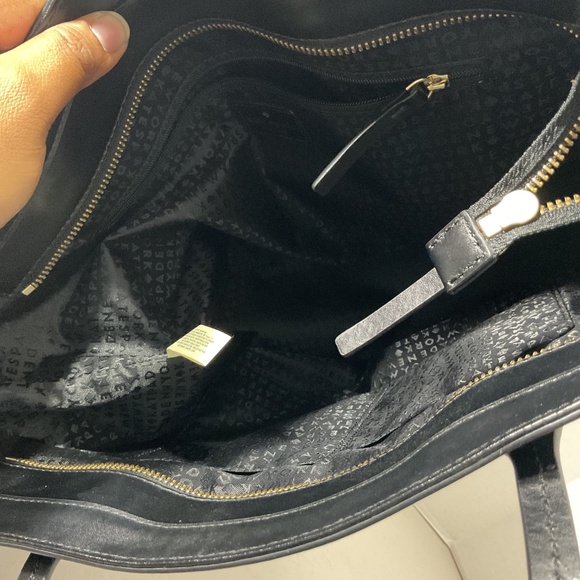 Kate Spade Large Black Tote with Light Pink Tassel - Picture 6 of 14